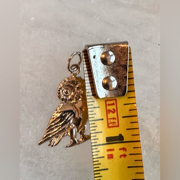 Solid 925 Sterling Silver Pendant Owl Charm - Picture 4 of 4